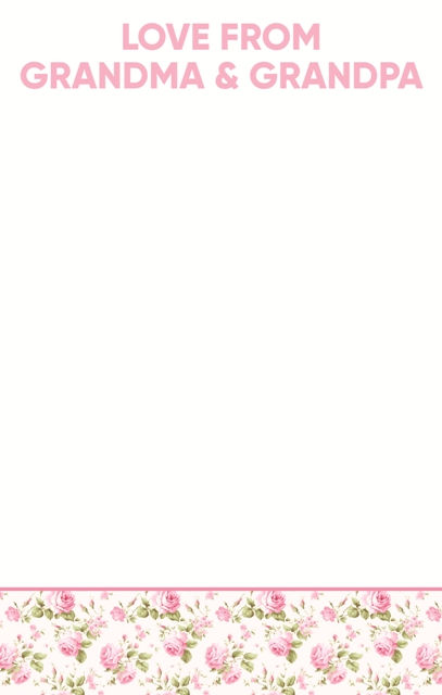 ROSEBUDS FROM GRANDMA & GRANPA NOTEPAD